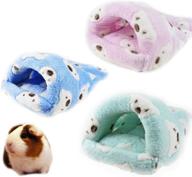 🐭 winter warm fleece rat hamster house bed – small pet squirrel chinchilla rabbit guinea pig bed house cage nest with hamster accessories logo