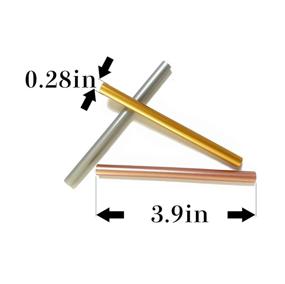 img 3 attached to 💌 30-Pack White Sealing Wax Glue Sticks for Mini Glue Gun - Ideal for Wax Seal Stamp, Gift Packages, Wedding Invitations, Cards, Envelopes, Snail Mails, Christmas Gift Ideas