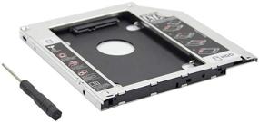 img 4 attached to 📀 OSGEAR 9.5mm SATA HDD SSD Replacement Caddy for Apple Unibody A1278 A1286 A1297 Pro 13'' 15'' 17'' 2008-2012 - BD DVD CD RW Blu Ray ROM ODD Bay Tray Adapter