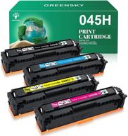 greensky compatible toner cartridges for canon 045 045h crg-045h (4 pack) - high-quality replacement for canon color imageclass mf634cdw, mf632cdw, lbp612cdw laser printers logo