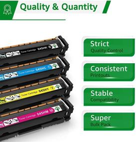 img 3 attached to GREENSKY Compatible Toner Cartridges for Canon 045 045H CRG-045H (4 Pack) - High-Quality Replacement for Canon Color ImageCLASS MF634Cdw, MF632Cdw, LBP612Cdw Laser Printers