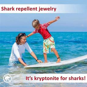 img 2 attached to 🦈 Shark OFF Proven Shark Repellent Bracelet Jewelry: The Rio - Effective Shark Repellent with Patented Alloy & Adjustable Paracord, Non-Magnetic, Electronics-Safe!