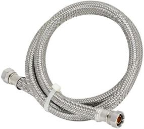 img 4 attached to 🚰 48078 Eastman Braided Stainless Steel Faucet Connector, 3/8" Comp, 36" Length, No-Leak Design
