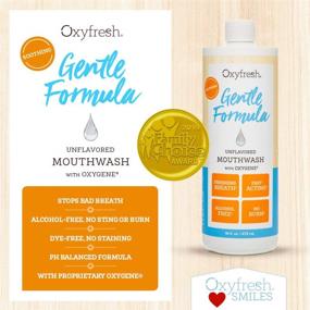 img 2 attached to 🌿 Oxyfresh Gentle Formula Unflavored Mouthwash for Sensitive Gums & Teeth - Dye, Mint, Alcohol, Fluoride, Flavor Free, Fresh Breath | 1-16 oz Bottle