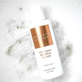 img 1 attached to 💆 Revitalize Your Skin with Georgette Klinger's Volcanic Mineral Face Scrub: A Non-Abrasive, Gentle Exfoliating Facial Wash enriched with Natural Green Tea Extract for All Skin Types