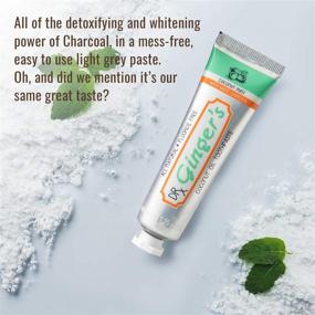 img 2 attached to 🥥 Travel Size Coconut Mint Toothpaste - Dr. Ginger's Coconut Oil Toothpaste with White Activated Charcoal, 1.25 oz, Pack of 3