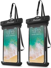 img 4 attached to 📱 Waterproof Cellphone Dry Bag Pouch for iPhone 13 Pro Max & Galaxy S20 Ultra - 2 Pack
