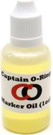 maximize performance with captain o-ring paintball marker oil lube (1 oz) for ultimate lubrication of paintball markers and air guns logo
