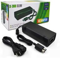 🎮 xbox 360 slim ac adapter power supply, yudeg replacement charger power brick with cord for xbox 360 slim console логотип
