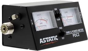 img 1 attached to 📶 Astatic (302-PDC2) Black SWR/RF/Field Strength Test Meter: High Accuracy for Optimal Signal Performance