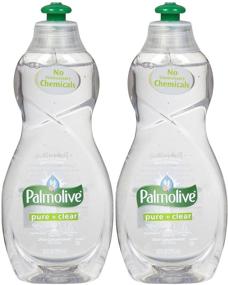 img 1 attached to 🌟 Palmolive Ultra Pure+Clear Dish Washing Liquid - 10oz, 2-Pack: Powerful Cleaning for Sparkling Dishes