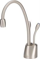 🚰 insinkerator f-hc1100sn instant hot and cold water dispenser faucet - contemporary design, satin nickel finish logo