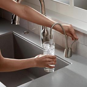 img 2 attached to 🚰 InSinkErator F-HC1100SN Instant Hot and Cold Water Dispenser Faucet - Contemporary Design, Satin Nickel Finish