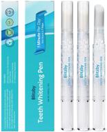 🦷 blitzby teeth whitening pen: upgraded formula for a beautiful white smile - painless, no sensitivity, travel-friendly with 50+ uses logo