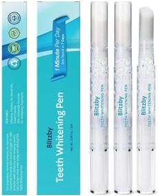 img 4 attached to 🦷 Blitzby Teeth Whitening Pen: Upgraded Formula for a Beautiful White Smile - Painless, No Sensitivity, Travel-Friendly with 50+ Uses