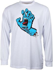 img 1 attached to 👕 Санта Круз Кричащая мужская регулярная футболка с длинными рукавами, футболки, топы