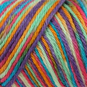 img 3 attached to Caron Simply Soft Paints Yarn - 5oz Rainbow Bright - Medium 🌈 Worsted Gauge - 100% Acrylic - Machine Wash & Dry - Buy Now!