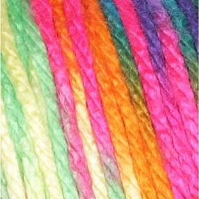 img 2 attached to Caron Simply Soft Paints Yarn - 5oz Rainbow Bright - Medium 🌈 Worsted Gauge - 100% Acrylic - Machine Wash & Dry - Buy Now!