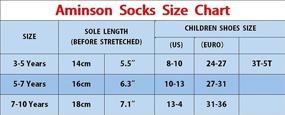img 3 attached to 🏃 Aminson Active Ankle Athletic Apparel for Girls and Boys