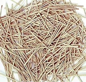 img 3 attached to 🍽️ Pack of 2500 Assorted Color Flat Toothpicks by School Smart (085950)