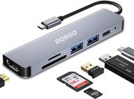 🔌 macbook compatible multiport adapter: essential usb hubs & peripherals for computer accessories логотип