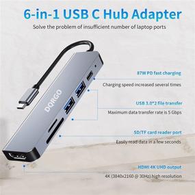 img 3 attached to 🔌 MacBook Compatible Multiport Adapter: Essential USB Hubs & Peripherals for Computer Accessories