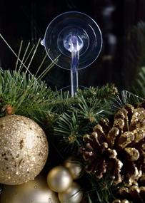 img 1 attached to 🎄 Clear Double Suction Wreath Hook 5750-86-5034 for Commercial Christmas Hardware