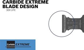 img 2 attached to 🔧 BOSCH Starlock Grout Removal Blade for Oscillating Tools - Multi Tool Grout Blade for Thinset and Tile Applications, Enhanced with Carbide Grit (OSL234HG)