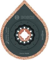 🔧 bosch starlock grout removal blade for oscillating tools - multi tool grout blade for thinset and tile applications, enhanced with carbide grit (osl234hg) logo