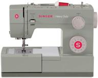 🧵 singer heavy duty 4452 sewing machine - 110 stitch applications, metal frame, built-in needle threader, & heavy duty accessory kit - simplifying sewing logo