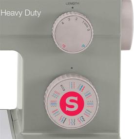 img 1 attached to 🧵 SINGER Heavy Duty 4452 Sewing Machine - 110 Stitch Applications, Metal Frame, Built-In Needle Threader, & Heavy Duty Accessory Kit - Simplifying Sewing