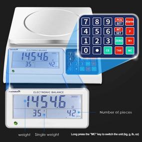 img 3 attached to 30Kg×0.1G Industrial Counting Scale 66Lbs×0.0002Lbs with Connecting Feature