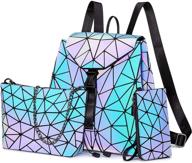 geometric purses handbags holographic reflective women's handbags & wallets in crossbody bags logo