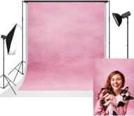 📷 urctepics 5x7ft pro microfiber retro abstract pink backdrop canvas - perfect for stunning photoshoots & video studio decor props logo