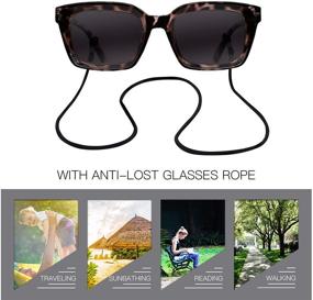 img 1 attached to 👓 Stylish MARE AZZURO Reader Sunglasses for Women - UV Sun Protection, Reading Glasses from 0.5 to 4 Diopter