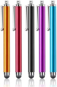 img 4 attached to 🖊️ Kindle & Apple Universal Capacitive Stylus Pens for Touch Screens - Assorted Colors (5 Pack) - Compatible with iPhone Xs Max/XS/X, iPad, Cell Phones, Tablets