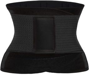 img 1 attached to QEESMEI Waist Trainer Belt Women Women's Clothing for Lingerie, Sleep & Lounge