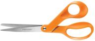 🍊 fiskars 12-94518697wj оригинальные ножницы с оранжевой ручкой, 8 дюймов, оранжевые - инструмент для точной резки с иконической оранжевой ручкой. логотип