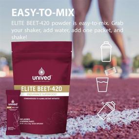 img 1 attached to 🏋️ Unived Elite Beet-420: Boost Endurance with 420mg Nitrate Per Serving, Vegan Pre-Workout for Athletes - 20 Servings