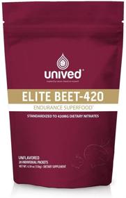 img 4 attached to 🏋️ Unived Elite Beet-420: Boost Endurance with 420mg Nitrate Per Serving, Vegan Pre-Workout for Athletes - 20 Servings