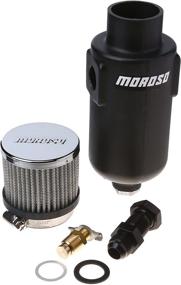 img 2 attached to 🔥 Moroso 85402 10AN Fitting Breather Tank - 1 Quart Capacity: Optimize Performance with Superior Ventilation