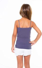 img 1 attached to 👚 Girls Camisole Tank Top - Malibu Sugar Cami - Girls Cami for Sizes 7-14