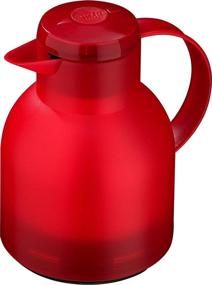 img 4 attached to Emsa Samba Quick Press Insulated Server in Vibrant Red - Perfect for Retaining Heat