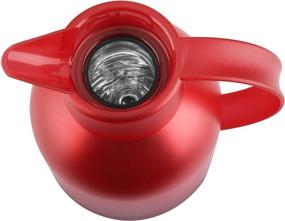 img 2 attached to Emsa Samba Quick Press Insulated Server in Vibrant Red - Perfect for Retaining Heat