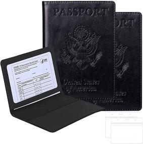 img 4 attached to Passport Vaccine Family Holder Travel Travel Accessories