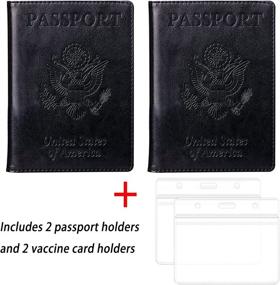 img 2 attached to Passport Vaccine Family Holder Travel Travel Accessories