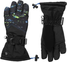 img 4 attached to 🧤 C9 Champion Kids' Waterproof Snow and Ski Glove: Adjustable Fit, Reflective Stripe, and Nose Wipe - Ideal for Active Play