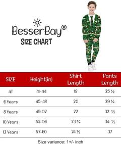 img 1 attached to 👕 Kids' Christmas Ugly Sweatshirt Set with Pockets (4-12 Years) by BesserBay