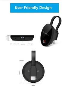 img 1 attached to 📺 SmartSee Miracast Wireless Display Receiver: Enhance Your Media Streaming Experience with 1080P HDMI, WiFi, Chromecast, YouTube, Netflix, and More! (Android/Mac/iOS/Windows Compatible + Google Home Support)