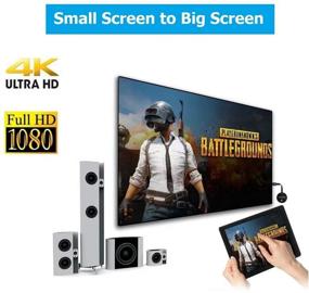img 3 attached to 📺 SmartSee Miracast Wireless Display Receiver: Enhance Your Media Streaming Experience with 1080P HDMI, WiFi, Chromecast, YouTube, Netflix, and More! (Android/Mac/iOS/Windows Compatible + Google Home Support)